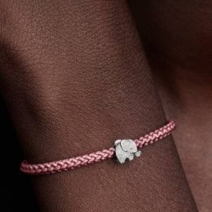 Textured Elephant Mini Charm