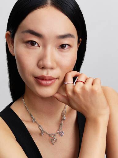Five Links Chain Necklace - Image 5
