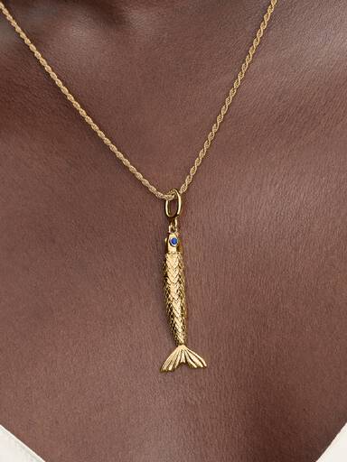 Articulated Fish Dangle Charm