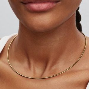 Tubular Choker Necklace