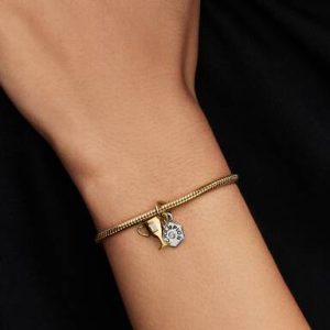 Engravable Trophy Double Dangle Charm