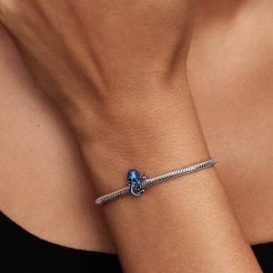 Blue Octopus Charm