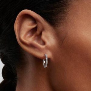 Sparkling Mini Hoop Earrings