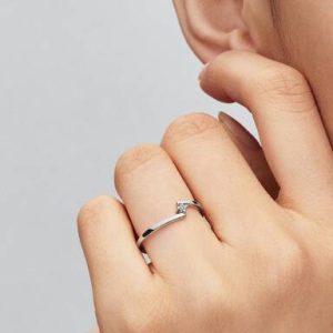 Split Solitaire Ring