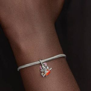 Disney Stitch Rocket Ship Dangle Charm