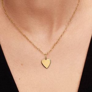 Engravable Heart Tag Pendant