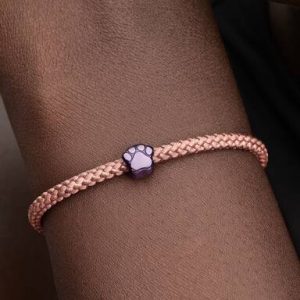 Purple Paw Mini Charm
