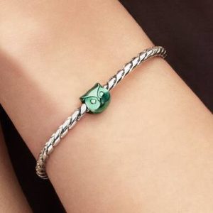 Green Owl Mini Charm