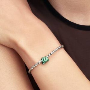 Green Elephant Mini Charm