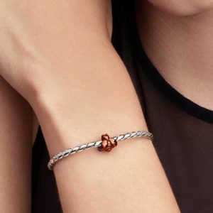Orange Bee Mini Charm