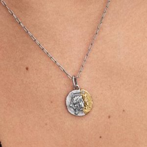 Gemini Zodiac Medallion Charm
