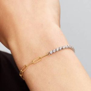 Links & Tennis Bracelet