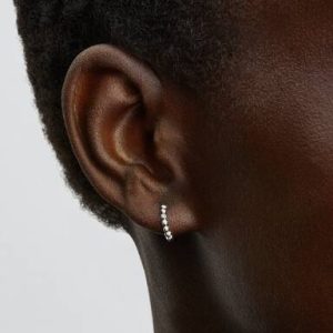 Beaded Huggie Earrings