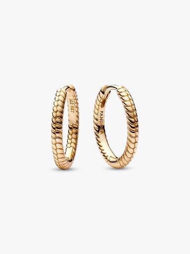 Pandora Moments Small Charm Hoop Earrings - Image 2