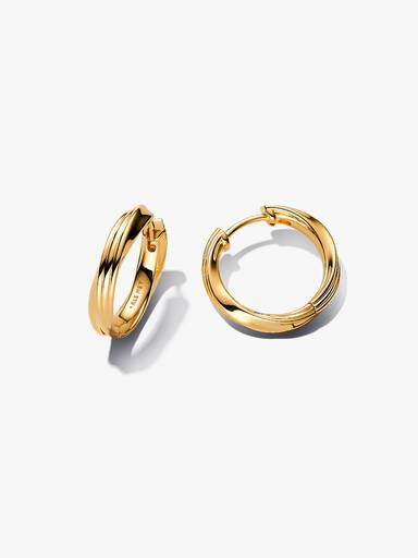 Twisted Hoop Earrings - Image 2