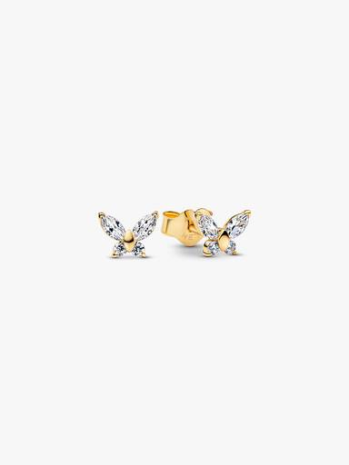 Butterfly Stud Earrings - Image 2