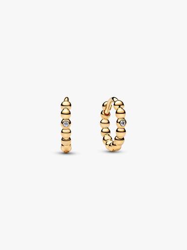 Beaded Huggie Earrings - Image 2