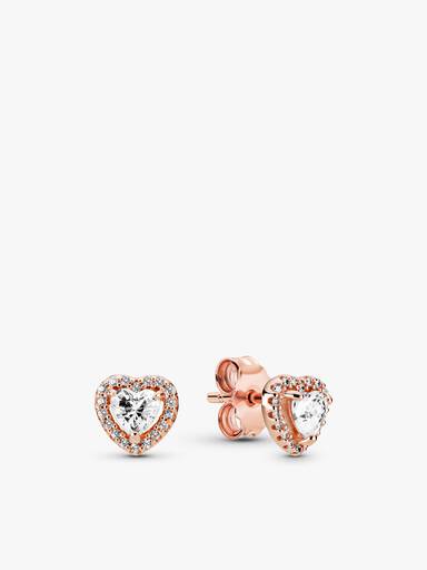 Elevated Heart Necklace & Earrings Set - Image 2