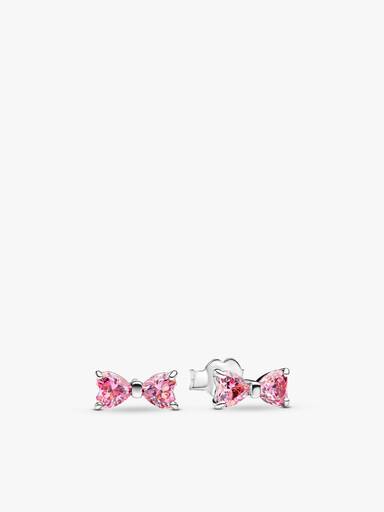 Sparkling Bow Stud Earring Set - Image 2