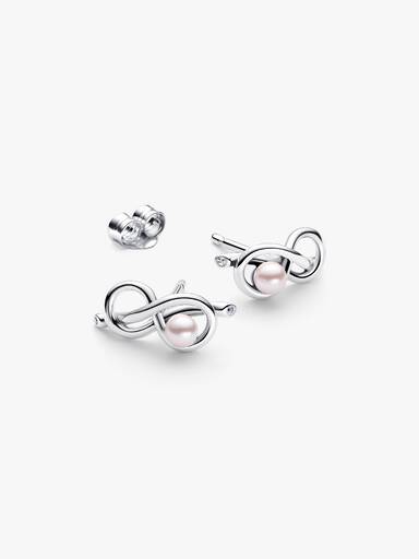 Infinity Knot Stud Earrings - Image 4