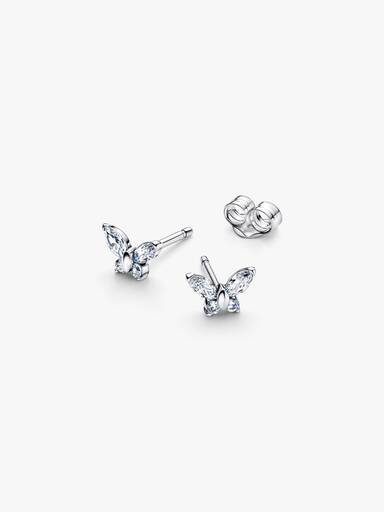 Butterfly Stud Earrings - Image 3