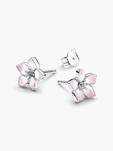 Cherry Blossom Stud Earrings - Image 3