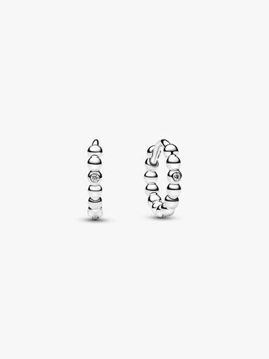 Beaded Huggie Earrings - Image 2