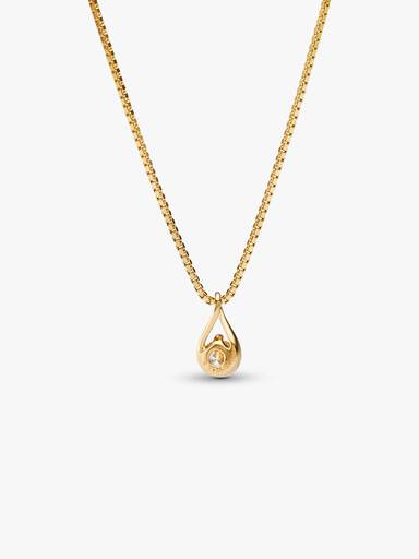 Pandora Infinite 14k Gold Lab-grown Diamond Pendant Necklace - Image 4