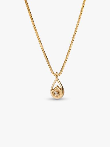 Pandora Infinite 14k Gold Lab-grown Diamond Pendant Necklace - Image 3