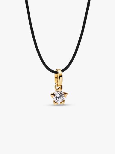 Pandora Talisman 14k Gold Lab-grown Diamond Star Pendant - Image 5