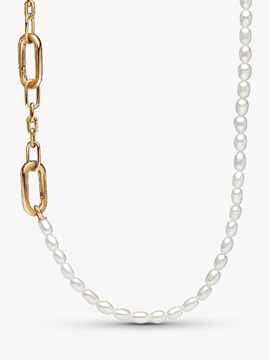 Pandora ME Slim Treated Freshwater Cultured Pearl Necklace - Image 2