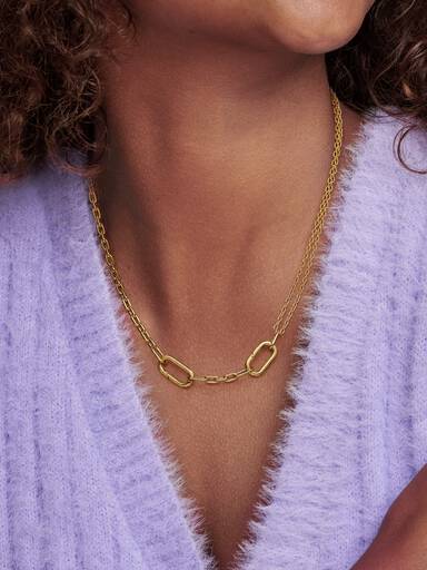 FINAL SALE - Pandora ME Double Link Chain Necklace