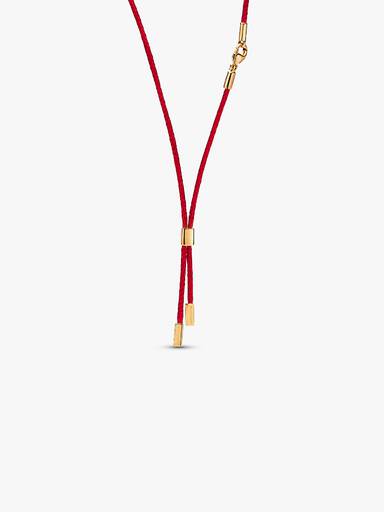 Pandora Talisman Red Recycled Polyester Cord Necklace