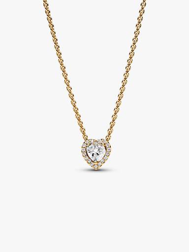 Sparkling Heart Collier Necklace - Image 2