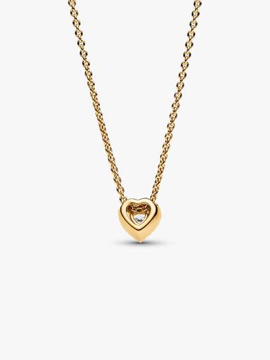 Sparkling Heart Collier Necklace - Image 4