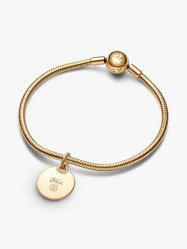 Engravable Round Tag Dangle Charm - Image 4