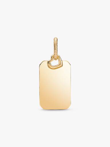 Engravable Rectangle Tag Pendant - Image 5