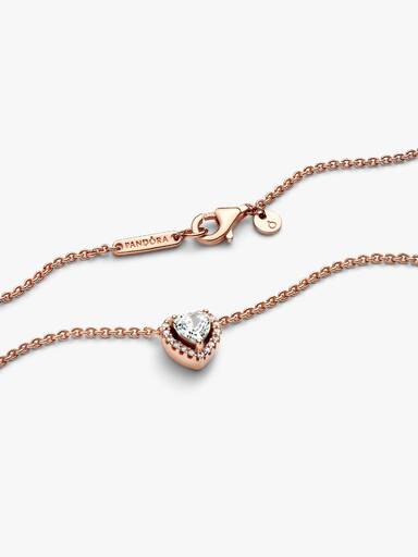 Sparkling Heart Collier Necklace - Image 4
