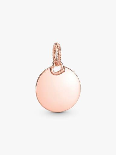 Engravable Round Tag Pendant - Image 2