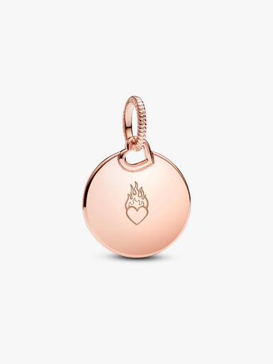 Engravable Round Tag Pendant - Image 4