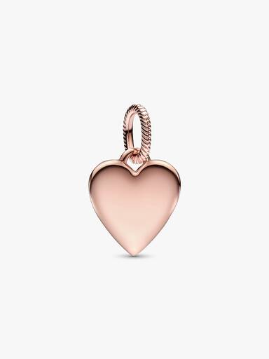 Engravable Heart Tag Pendant - Image 2