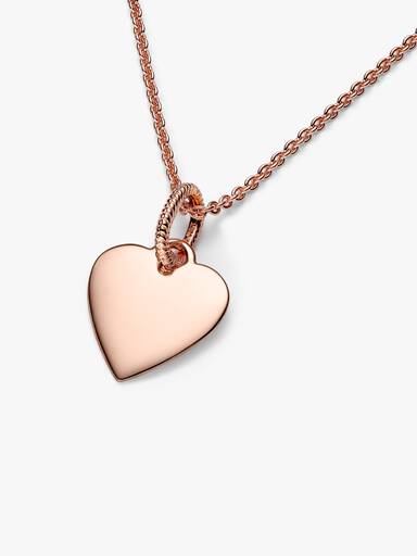 Engravable Heart Tag Pendant - Image 6