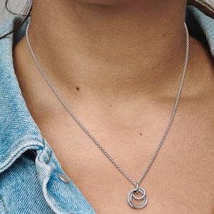 Family Always Encircled Pendant Necklace