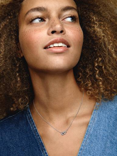 Sparkling Moon & Star Collier Necklace - Image 3