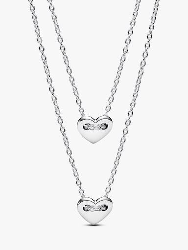 FINAL SALE - Forever & Always Splittable Heart Collier Necklaces - Image 6