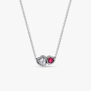 Halo Hearts Pendant Necklace