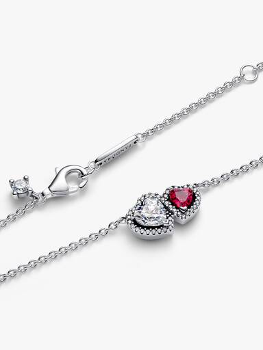Halo Hearts Pendant Necklace - Image 5