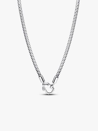 Studded Clasp & Chain Necklace