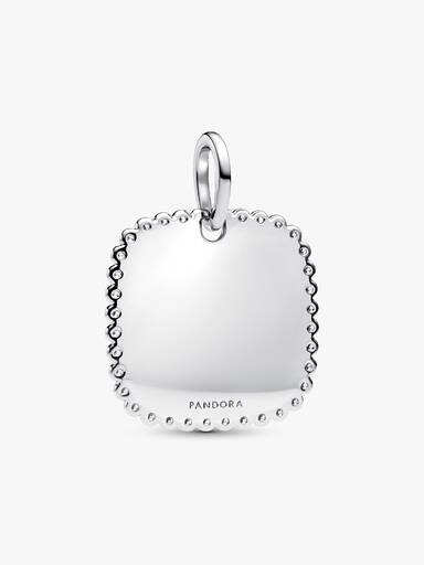 Engravable Square Tag Pendant - Image 7