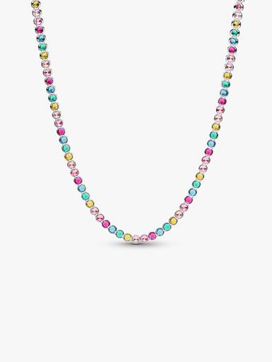 Rainbow Tennis Necklace - Image 5